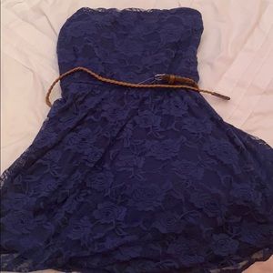 NWT Blue Lace Dress size medium